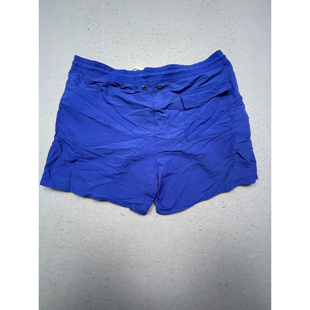 Polo Ralph Lauren Swim Trunks 100% Nylon Blue Large Mens
